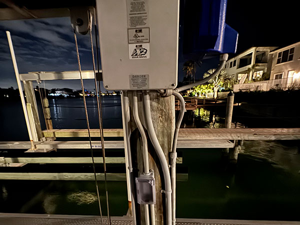Dock Lighting in Tarpon Springs