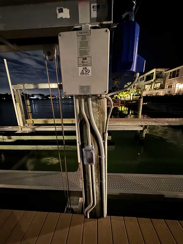 Dock Lighting in Tarpon Springs