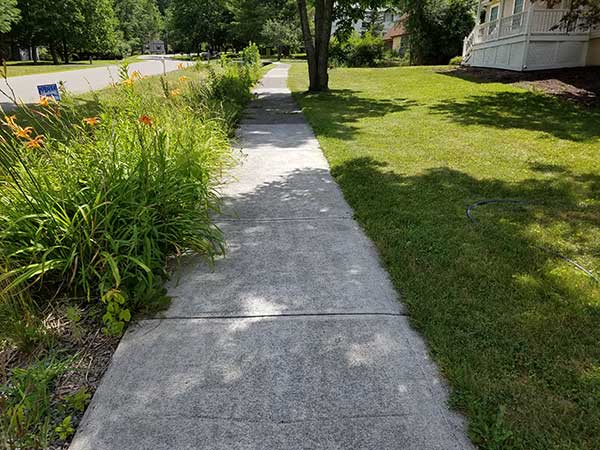 BA - Power Washing before