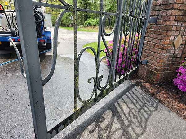 BA - Power Washing before