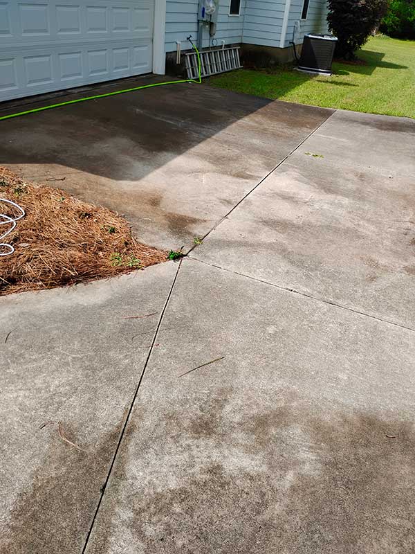 Pressure Washing before