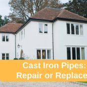 Repair or Replace Cast Iron Sewer Pipes