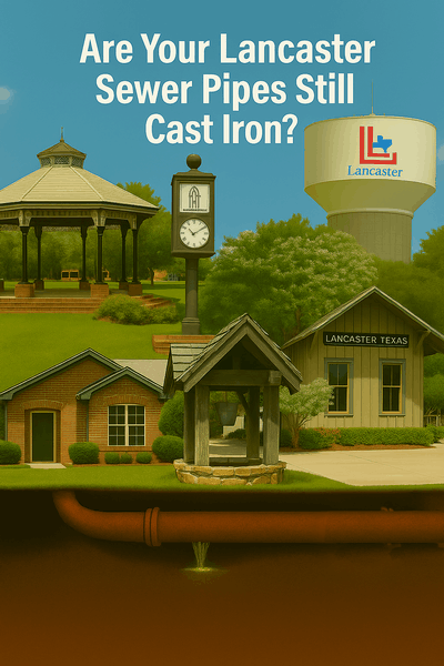 Residential Cast Iron Sewer Pipe Replacement in Lancaster Image