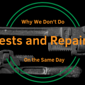 Tests and Repairs On the Same Day