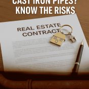 Buying a Home With Cast Iron Pipes