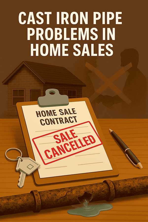 Cast Iron Pipe Problems in Home Sales
