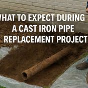 Expect During a Cast Iron Pipe Replacement Project