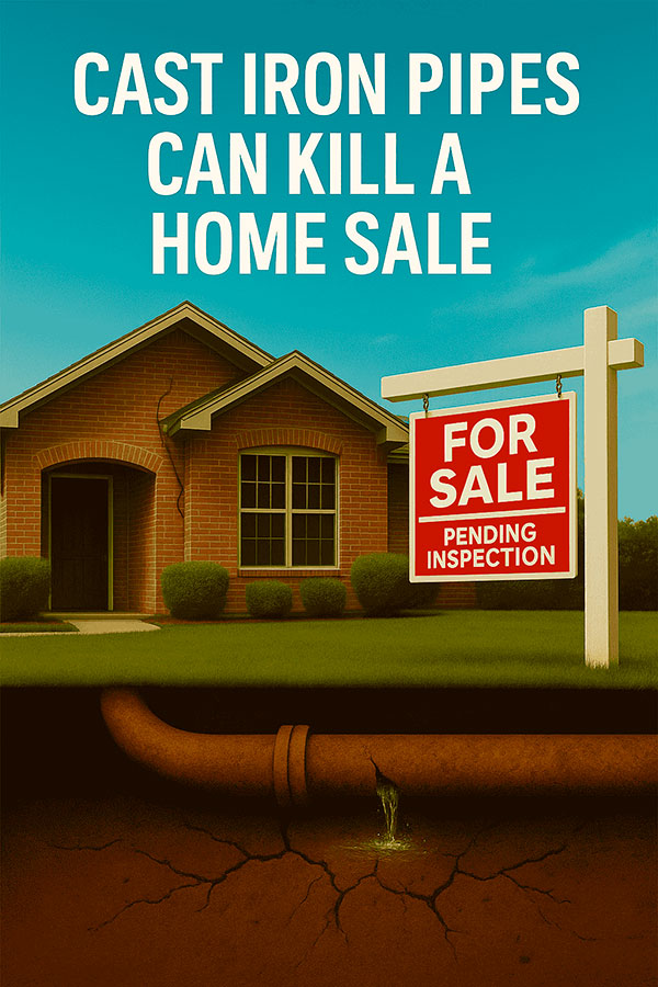 Cast Iron Pipe Problems When Selling a Home