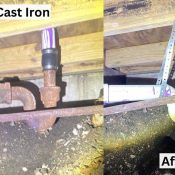 Cast Iron to PVC Conversion