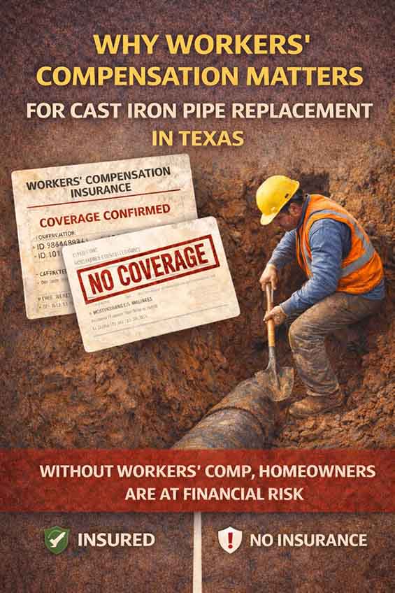 Workers’ Compensation Matters for Cast Iron Pipe Replacement