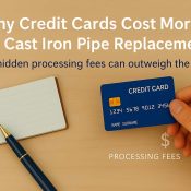 ruth About Using Credit Cards for Cast Iron Pipe Replacement