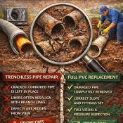 Trenchless Methods Often Fall Short for Cast Iron Replacement