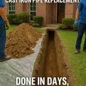 Cast Iron Pipe Replacement — Done Right